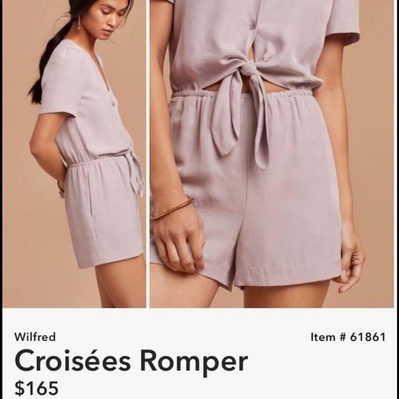 Aritzia Wilfred Croisées Romper - Picture 2 of 4